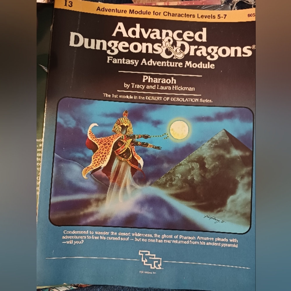D&D vintage modules. Still in good condition 8in total